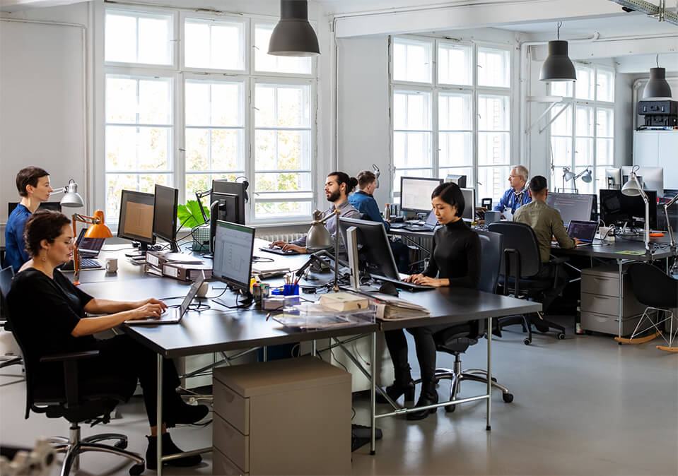 commercial cleaning of co-working space